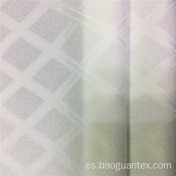 Tela de malla de poliéster 100% jacquard para cortina